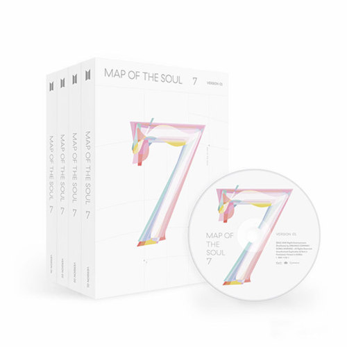 现货正版防弹少年团新专辑 MAP OF THE SOUL 7 CD+小卡贴纸-图3