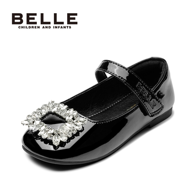 百丽童鞋儿童单鞋春季公主鞋