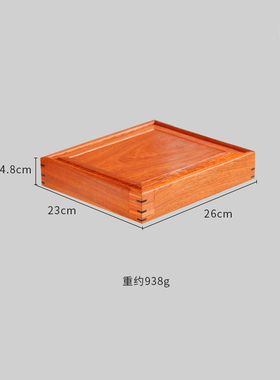 天纵缅甸花梨单层普洱茶盒