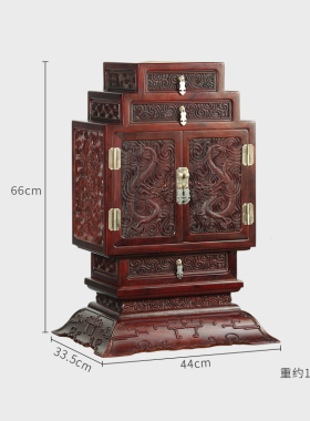 四层至尊明清古典风非洲小叶紫檀