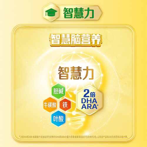【旗舰店】雀巢爱思培学生奶粉儿童脑力加油站配方青少年奶粉罐装 - 图2