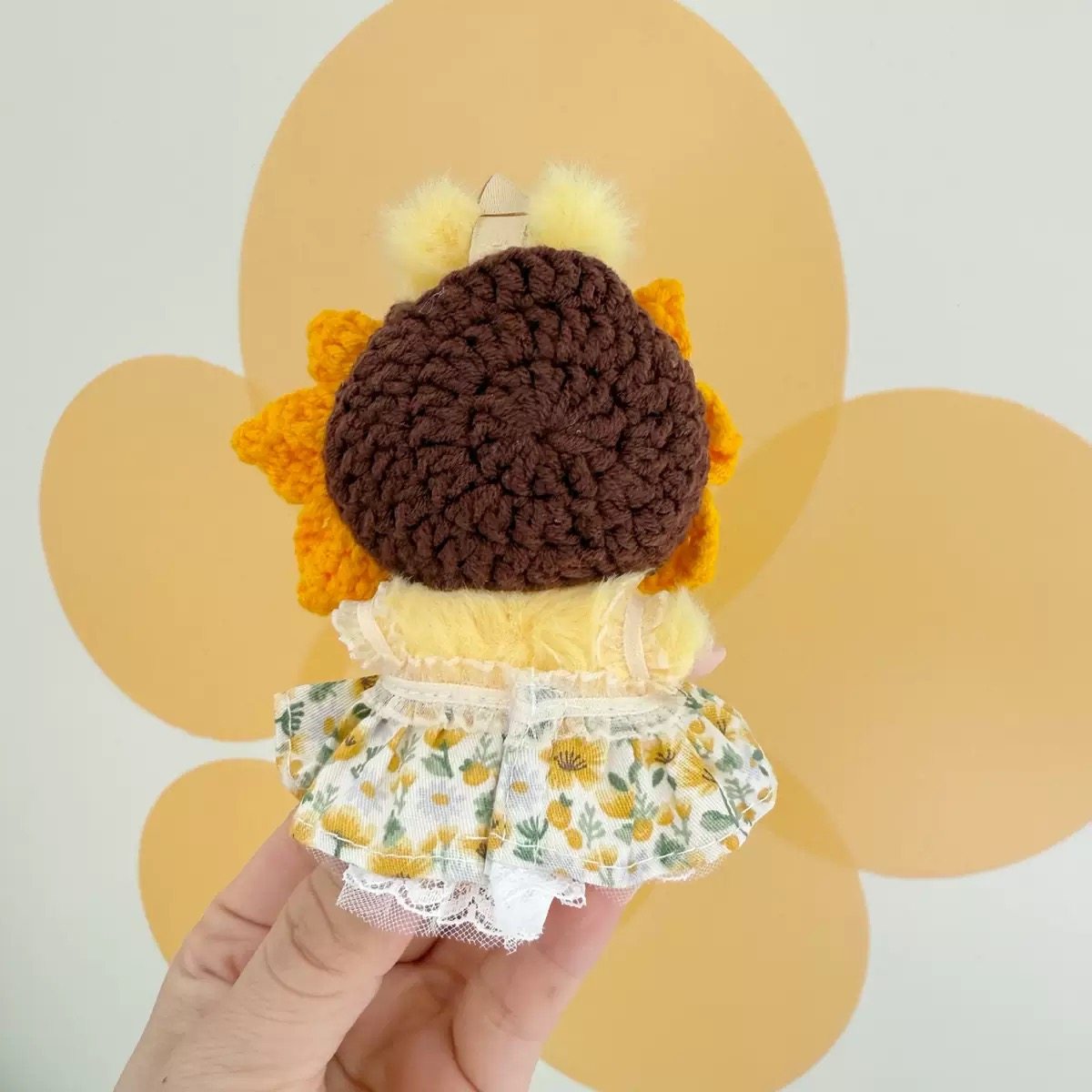 （不含娃）Labubu拉布布娃衣四代手作向日葵套装,淘宝优惠券,粉丝福利购,淘宝优惠卷