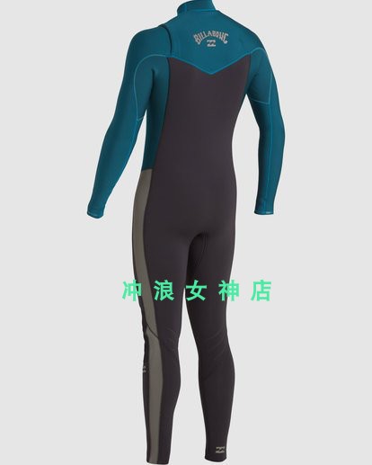 新品Billabong3/2mm全身冲浪防寒服潜水服湿衣浮潜男surf wetsuit-图0