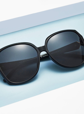 目戏太阳镜新款女优雅大框显脸小大脸显瘦墨镜防紫外线强光墨镜