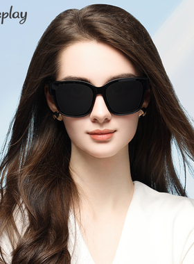 目戏折叠款近视套镜太阳镜