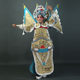 Ping Liyuan Satin Full Gold Wusheng Opera Costume Male Big Back