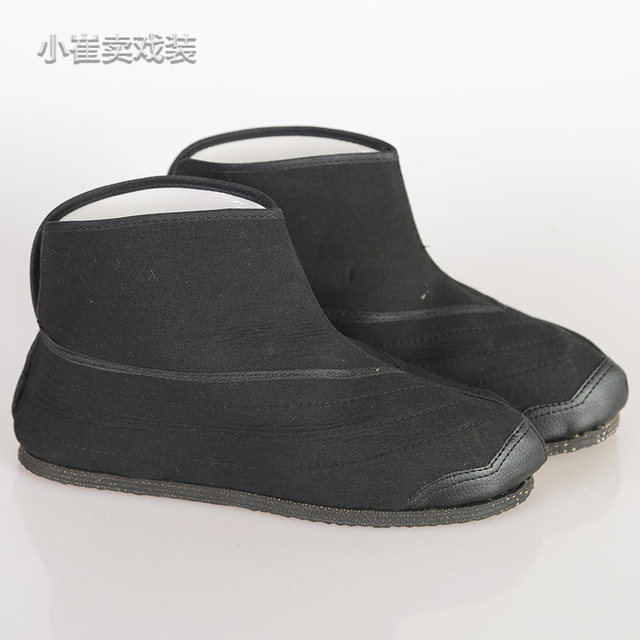 Dramatic thin-soled men's fast boots, costume shoes, Peking Opera, Henan Opera, adults and children, martial arts soldiers, fast boots, dance dragon overshoes