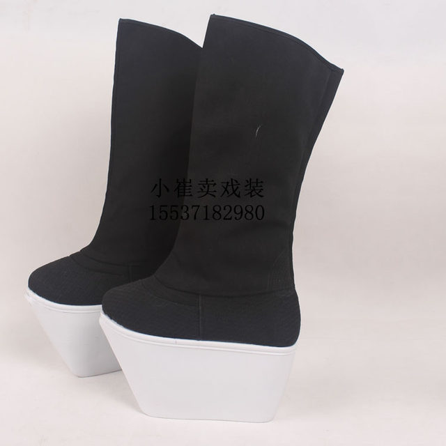 Peking Opera high boots, high boots, thick soles, high boots