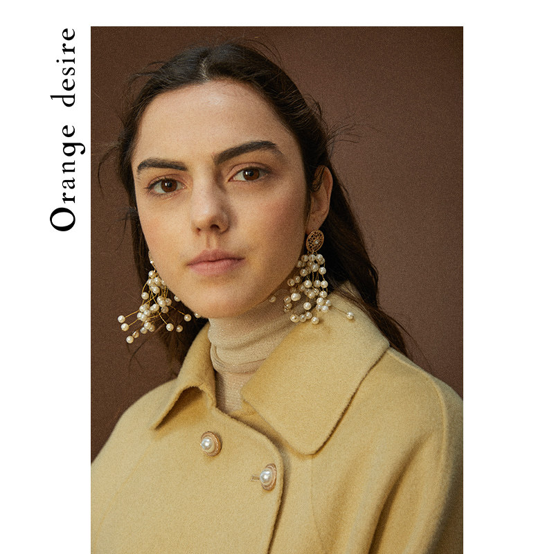 orange desire反季毛呢外套女2020 orangedesire毛呢外套