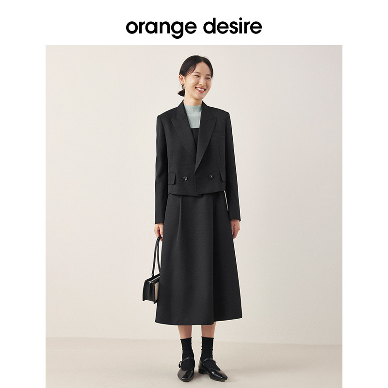 orange desire方领无袖女连衣裙 orangedesire连衣裙