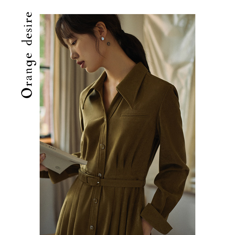 orange desire法式女2021秋连衣裙 orangedesire连衣裙
