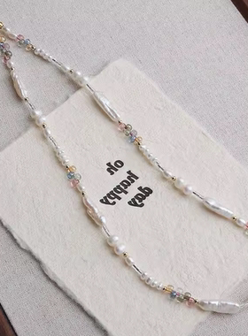 2025天然淡水珍珠项链锁骨链