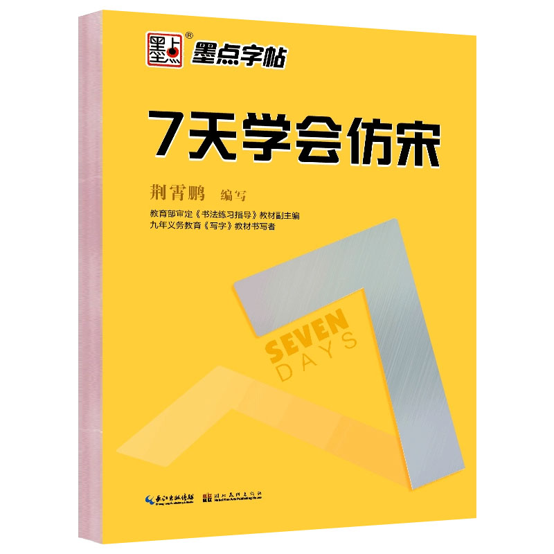 成人学生练字帖 7天学会仿宋硬笔书法教程临摹练字贴荆霄鹏楷书间架结构基本笔画钢笔字入门书写技巧宋体考试字体成人公务员初学者 - 图3