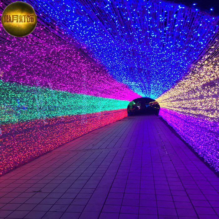 led彩灯灯串户外防水星空亮化工程圣诞节日满天星庭院缠树门包邮_虎窝淘