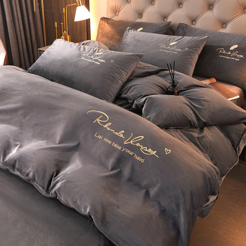 牛奶绒冬被被子宿舍全套一整套冬天被褥棉被珊瑚冬季加厚保暖被芯