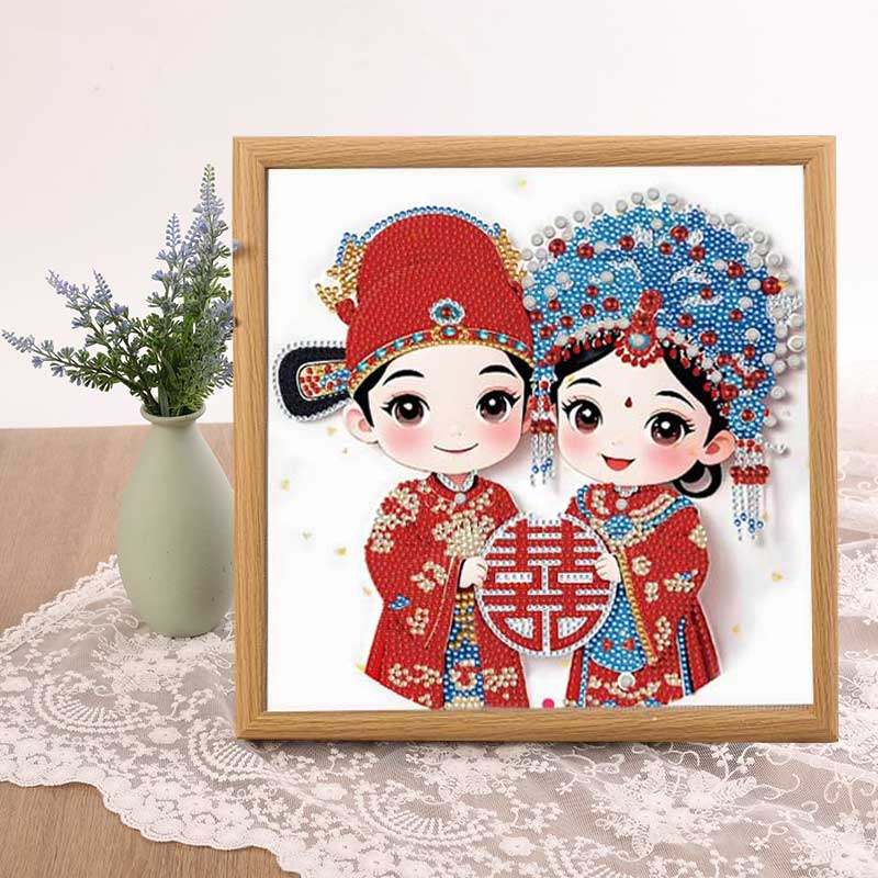 5D钻石绣喜字2025新款客厅送礼结婚婚礼粘钻手工diy摆台喜庆贴画,淘宝优惠券,粉丝福利购,淘宝优惠卷