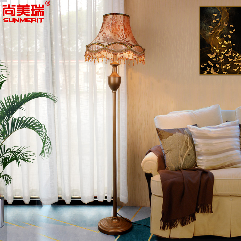 新中式落地灯客厅中国风仿古禅意欧式复古立灯书房卧室装饰床头灯