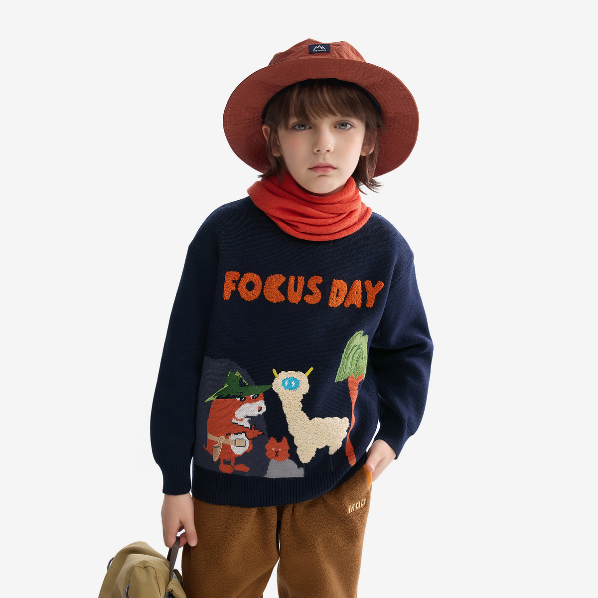 [VIP]MQD童装男童毛衣针织衫秋冬款线衫儿童加厚打底衫宝宝保暖毛 - 图2