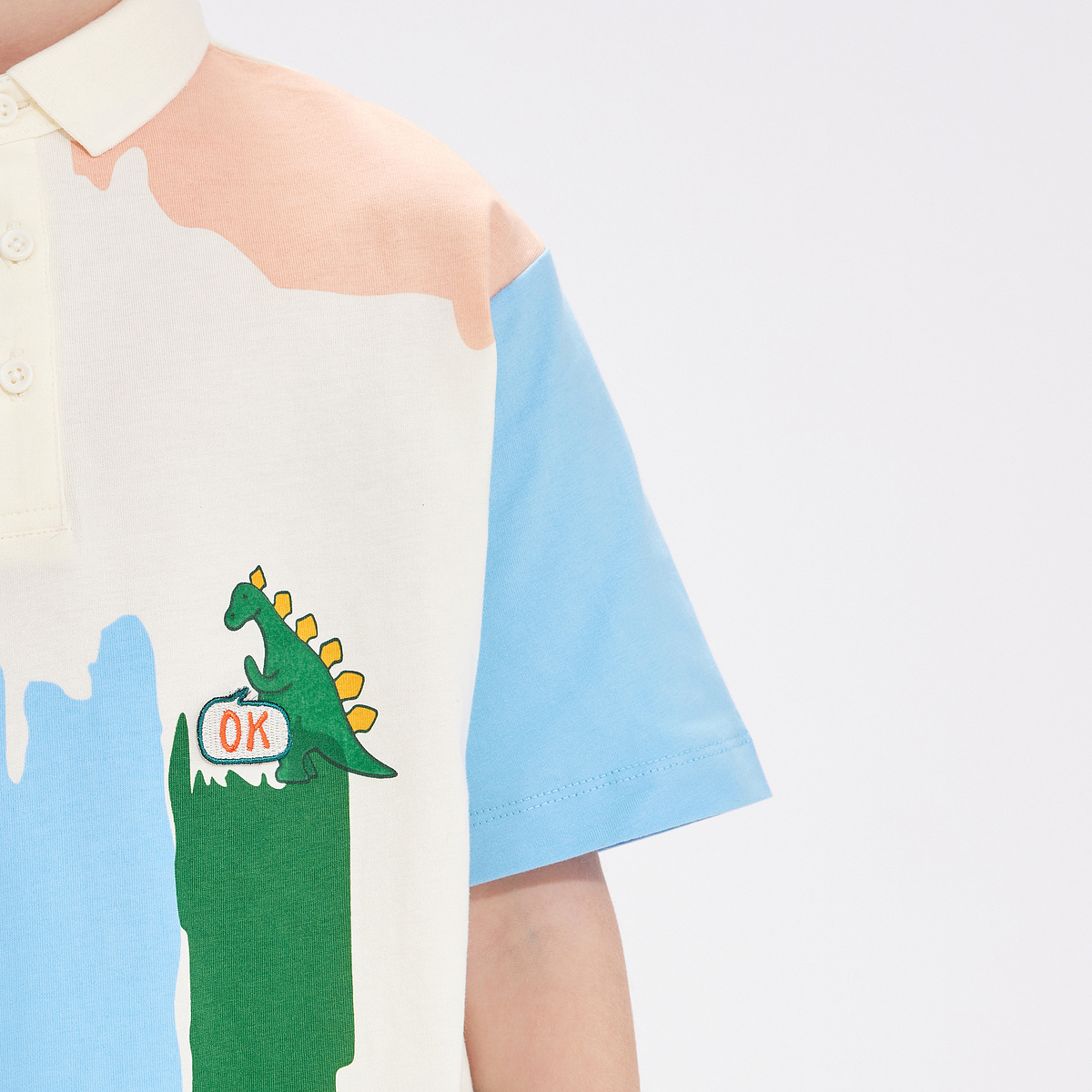 【设计师系列】MQD童装男童短袖polo衫夏装新款儿童卡通短袖T恤潮-图1