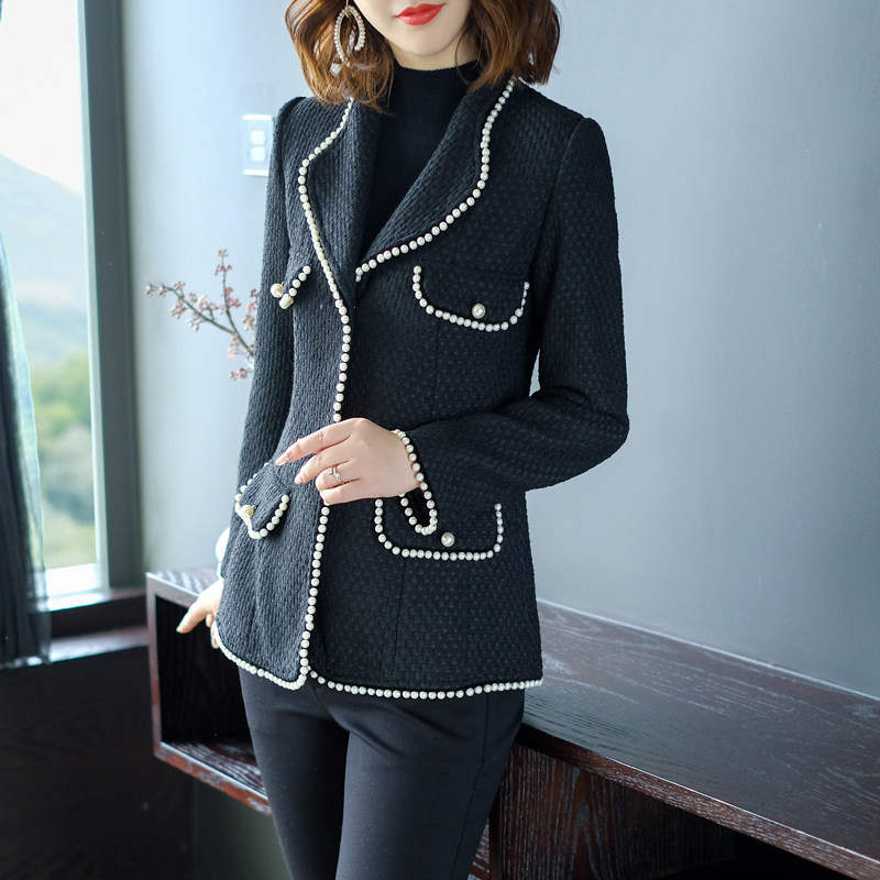 2020春装新款小西装名媛粗花呢显瘦 琦诗卡梦服饰短外套