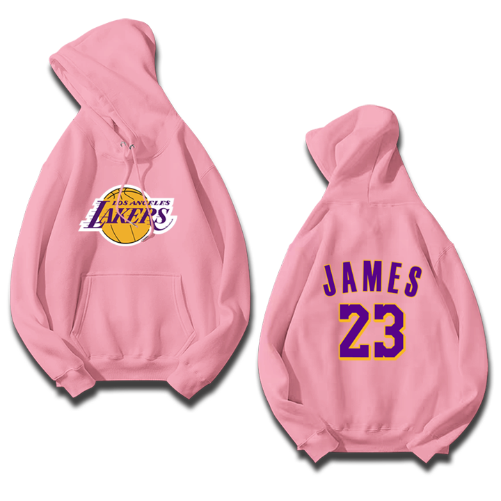 洛杉矶湖人队篮球运动保暖23卫衣 沃纶物语服饰卫衣