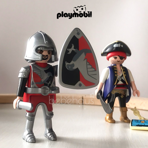 德国Playmobil摩比世界积木人偶组装小人消防员警察女王男孩女孩