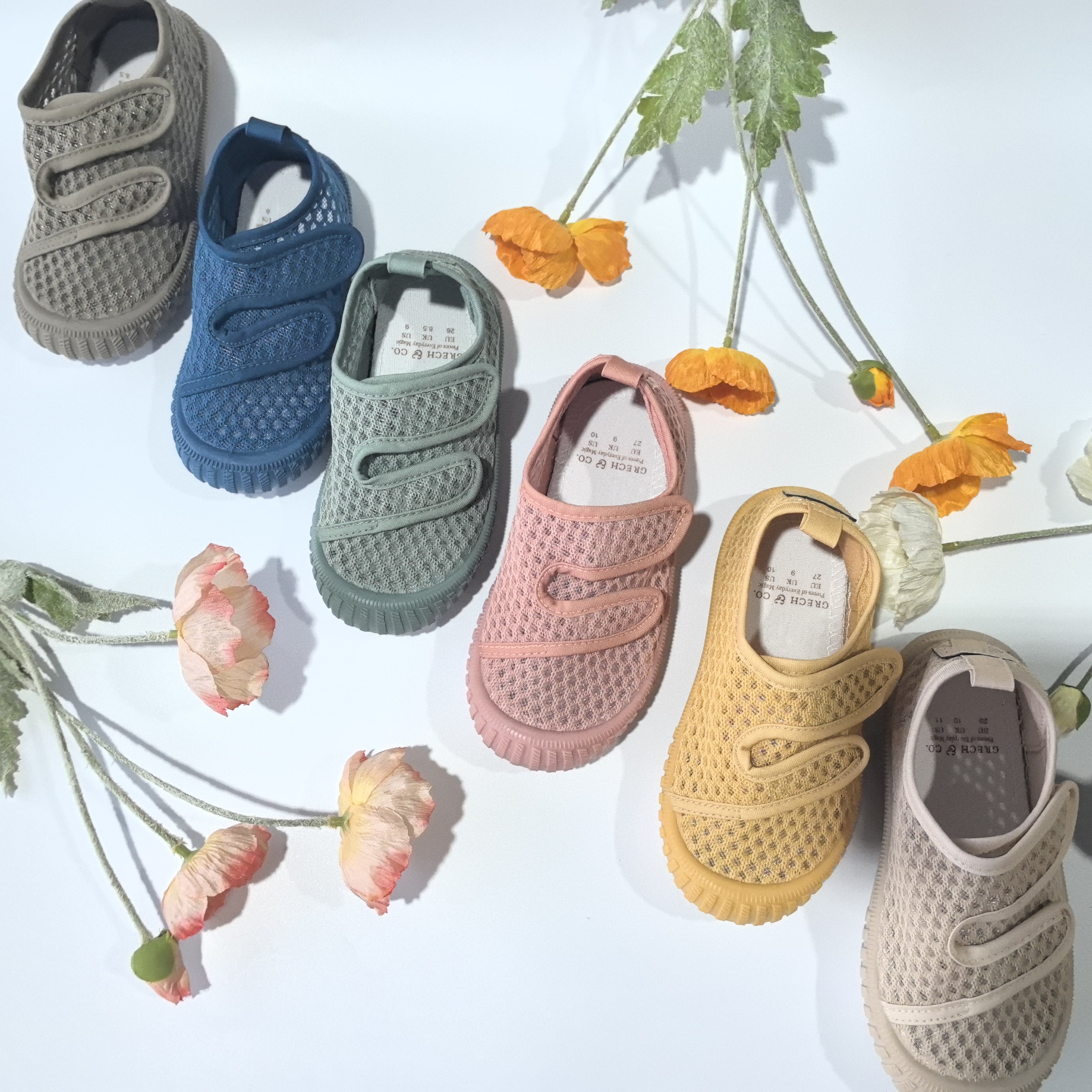 25SS新款丹麦Grech&Co儿童涉水凉鞋宝宝沙滩鞋速干透气防滑 - 图0