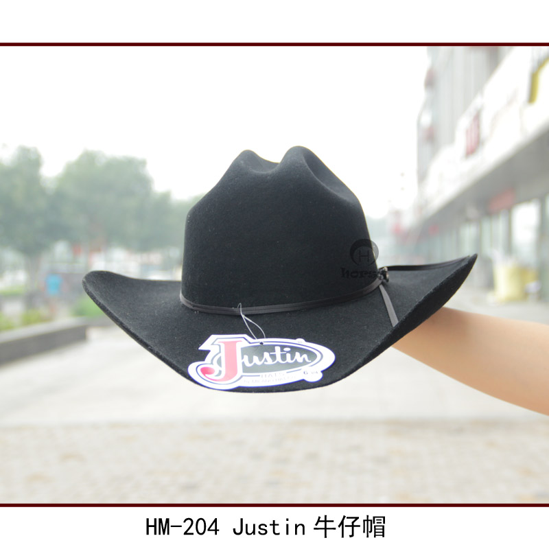 HM208西部牛仔帽美国进口Justin品牌牛仔帽驭马乐园马具商行-图1