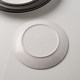 Metamine white black edge disc imitation porcelain flat disc
