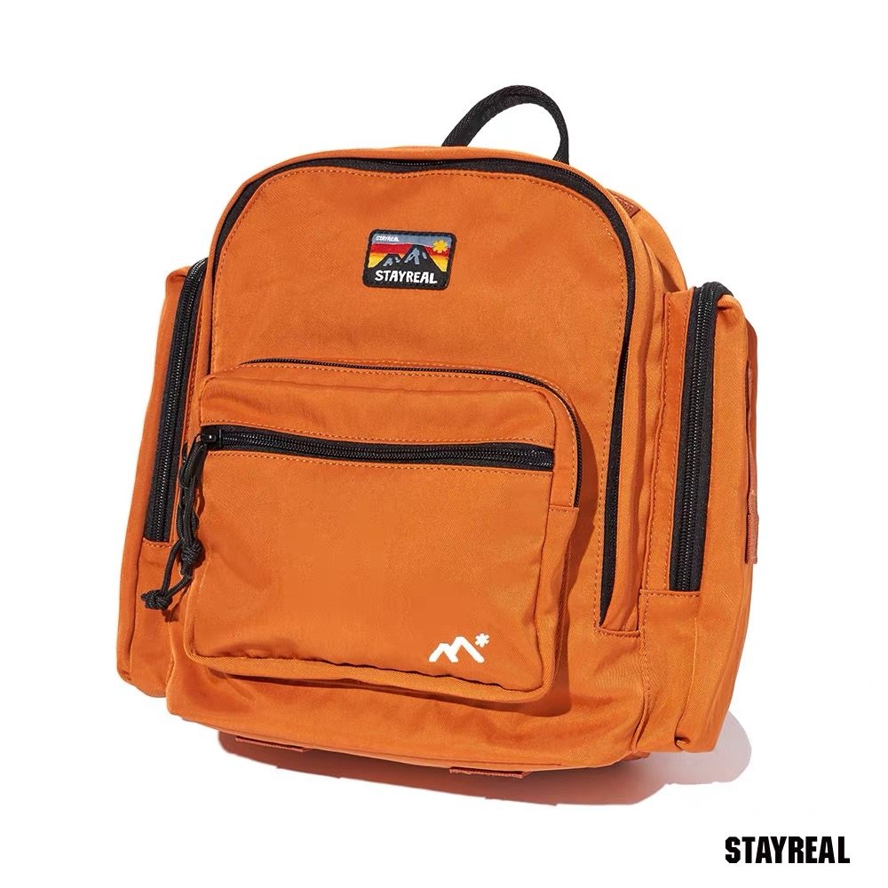 STAYREAL STAY WILD大容量防水双肩包男女休闲胡萝卜学生电脑背包,淘宝优惠券,粉丝福利购,淘宝优惠卷