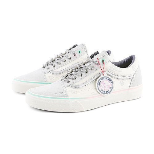 Vans范斯官方 Vans x SPACE MOLLY系列Old Skool泡泡玛特男女板鞋 - 图0