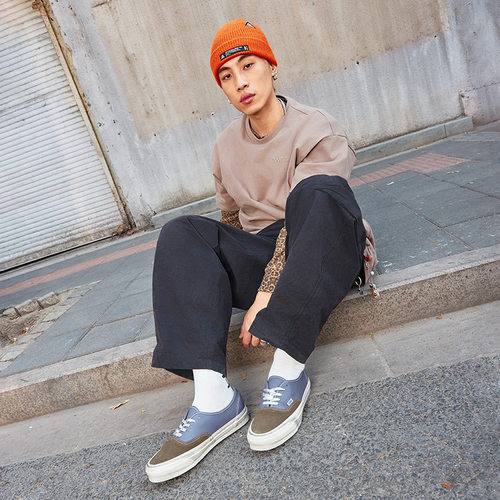 Vans范斯官方 Premium Lx Authentic 44拼色脏脏鞋男鞋女鞋板鞋 - 图1