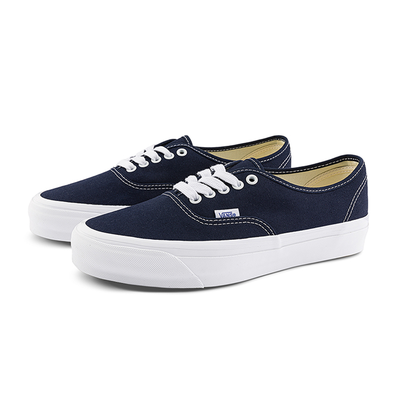 【狂欢节】Vans范斯官方 Premium Authentic海军蓝帆布鞋 - 图0