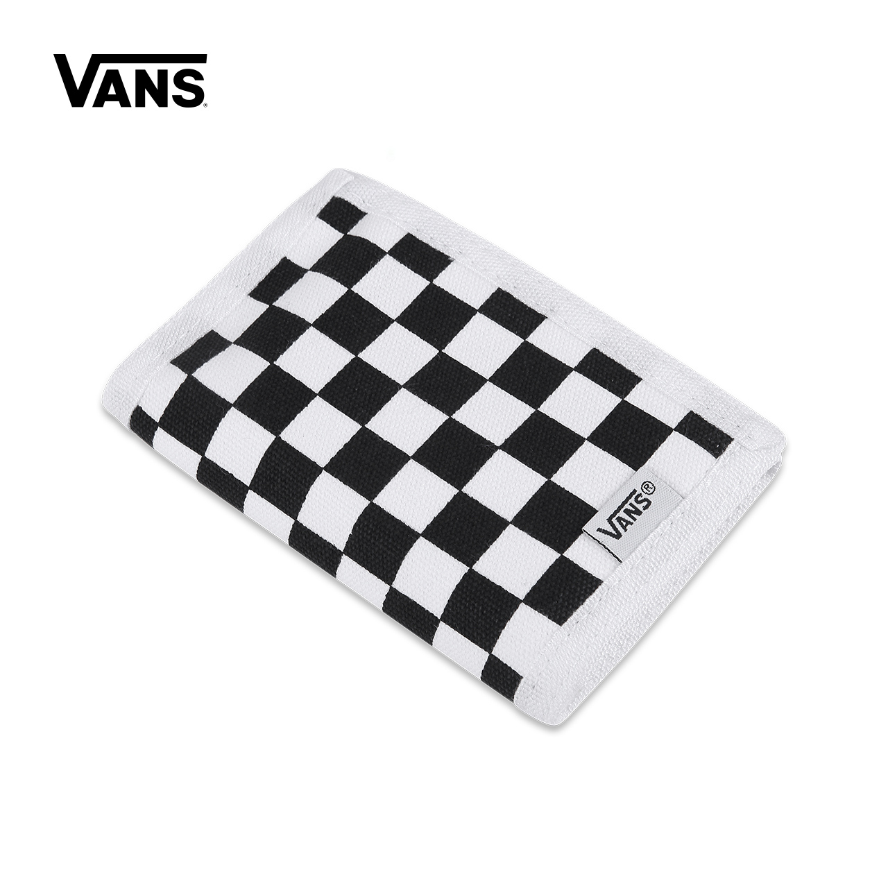Vans範斯官方正品 新款棋盤格情侶款運動錢包