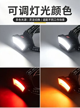 偏振眼镜祛反光高亮度纹身师工作头灯打雾查漏色辅助刺青神器清晰