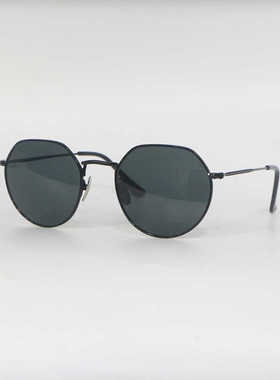 玻璃墨镜复古男女款圆形