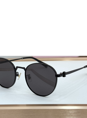 复古风金属圆形遮阳墨镜男女通用