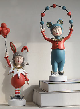 鸟与花家树脂儿童房摆件