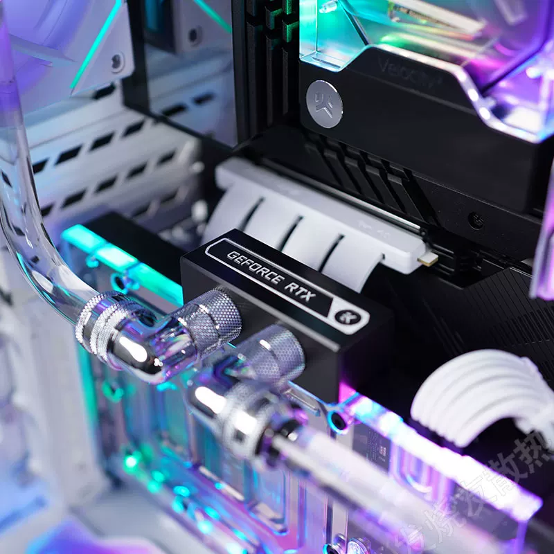 Объятия друга Вода Холодная | ASUS Createion God GR701 жесткая трубка EK разрезанная водяная холодная 13900+RTX4090 теплоотвод