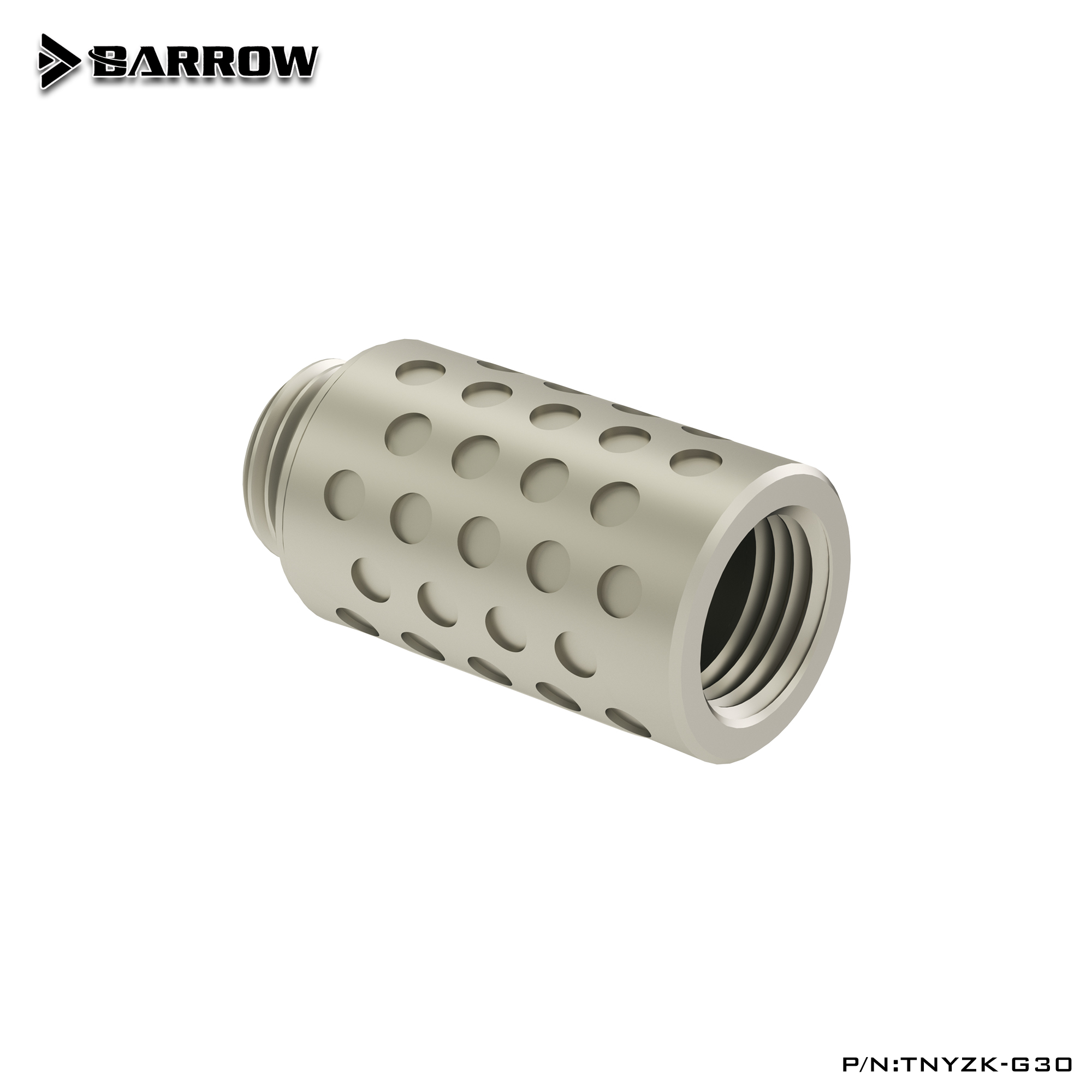 Barrow分体水冷 G1/4 开普勒 内牙延长螺座接头7.5/10/15/20/30MM - 图3