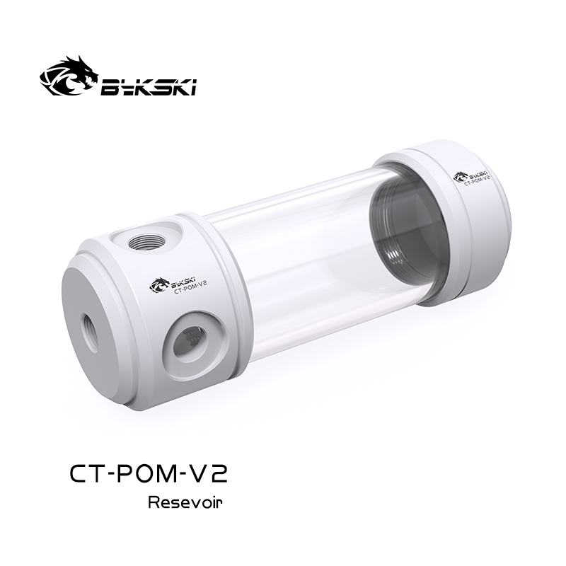 Bykski CT-POM-V2圆柱水箱新款水冷圆柱体水箱双色可选 150MM-图0