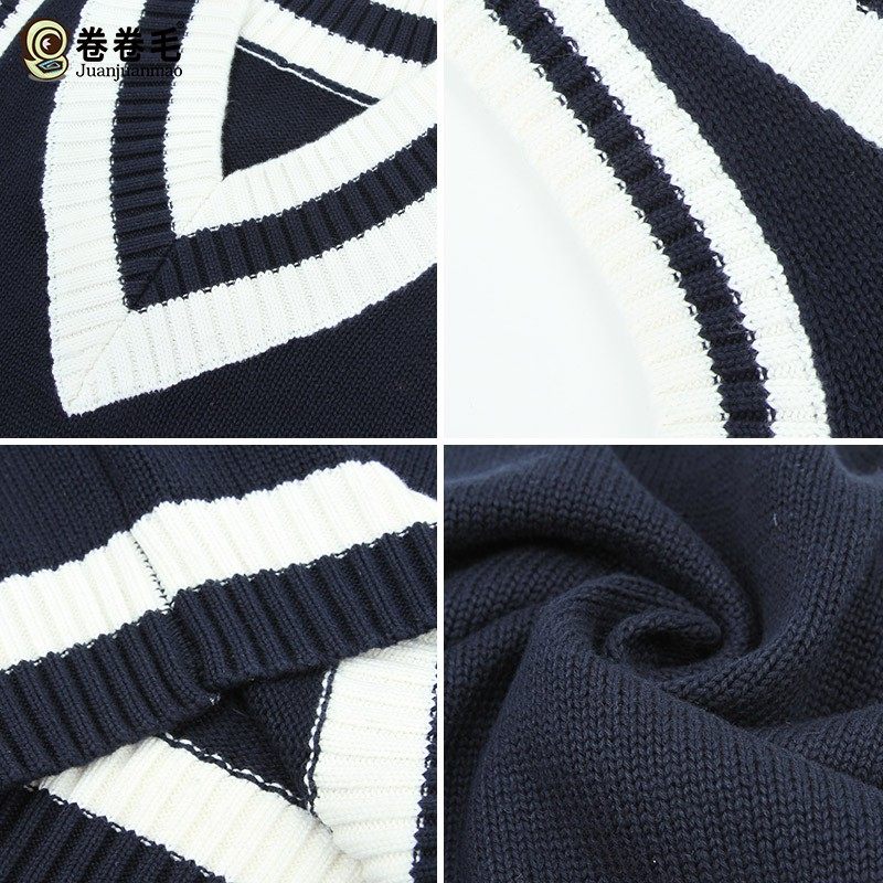 童装背心马甲儿童新款春秋季英伦学院风学生校服女童班服男生毛衣,淘宝优惠券,粉丝福利购,淘宝优惠卷