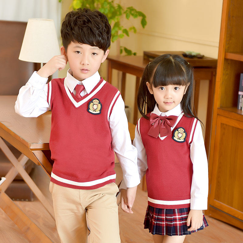 幼儿园园服套装毛衣韩版新款男女儿童装春秋季英伦小学生校服班服,淘宝优惠券,粉丝福利购,淘宝优惠卷