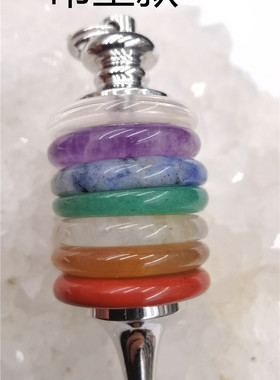 欧美玛瑙水晶灵摆挂坠宝石