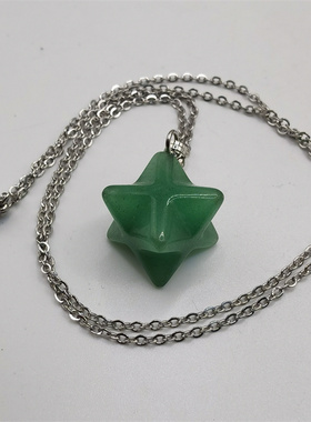 水晶梅尔卡巴项链吊坠灵摆