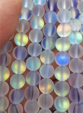 仿月光石天然水晶合成闪光石