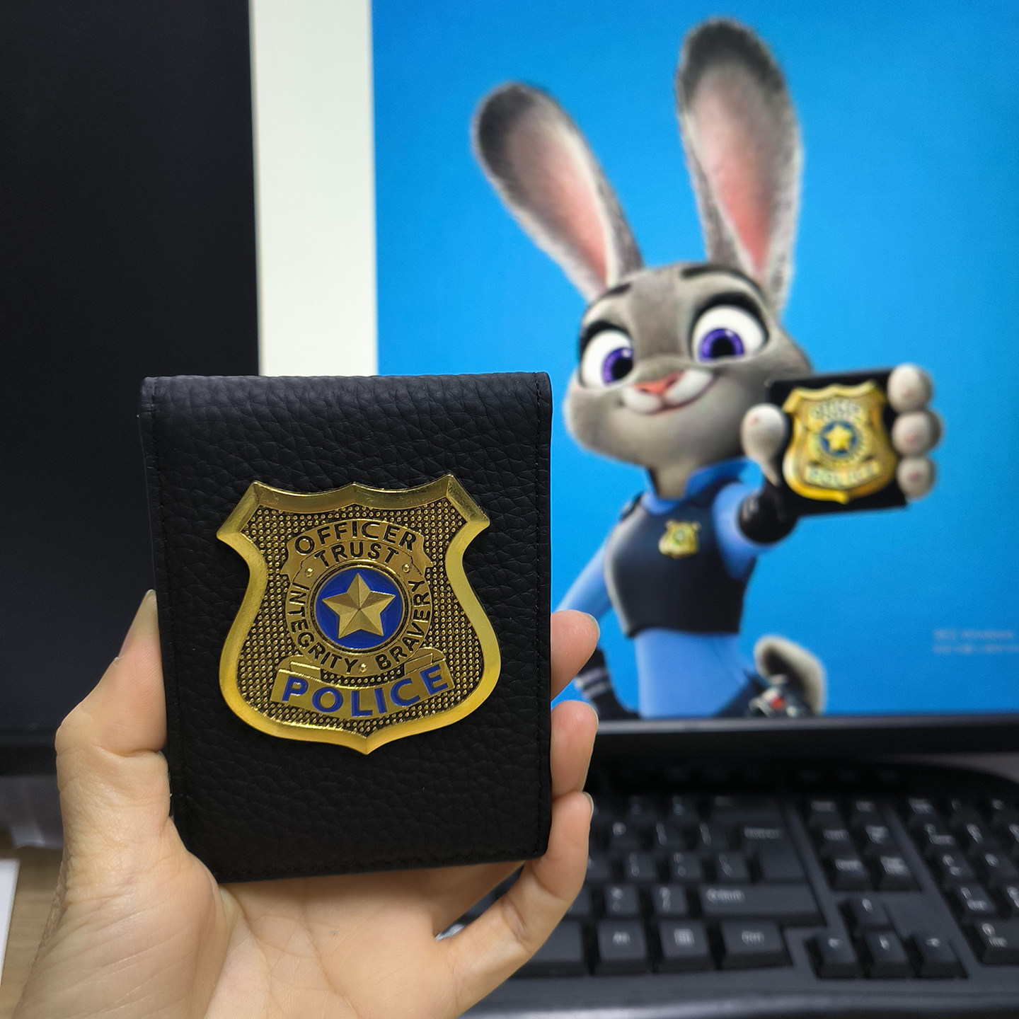 疯狂动物城2周边朱迪尼克警官证含内证件拍摄道具真皮证件套卡包,淘宝优惠券,粉丝福利购,淘宝优惠卷