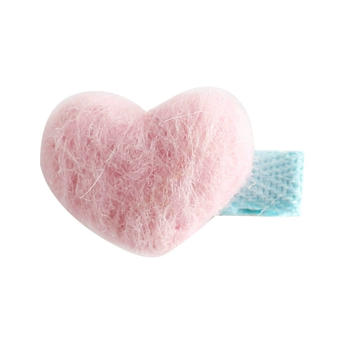 Милый шерстяной войлок, безвредная детская заколка для волос, челка, шпильки для волос, аксессуар для волос, не повреждает волосы