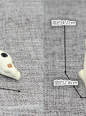 创意树脂雪糕动物微景观小摆件