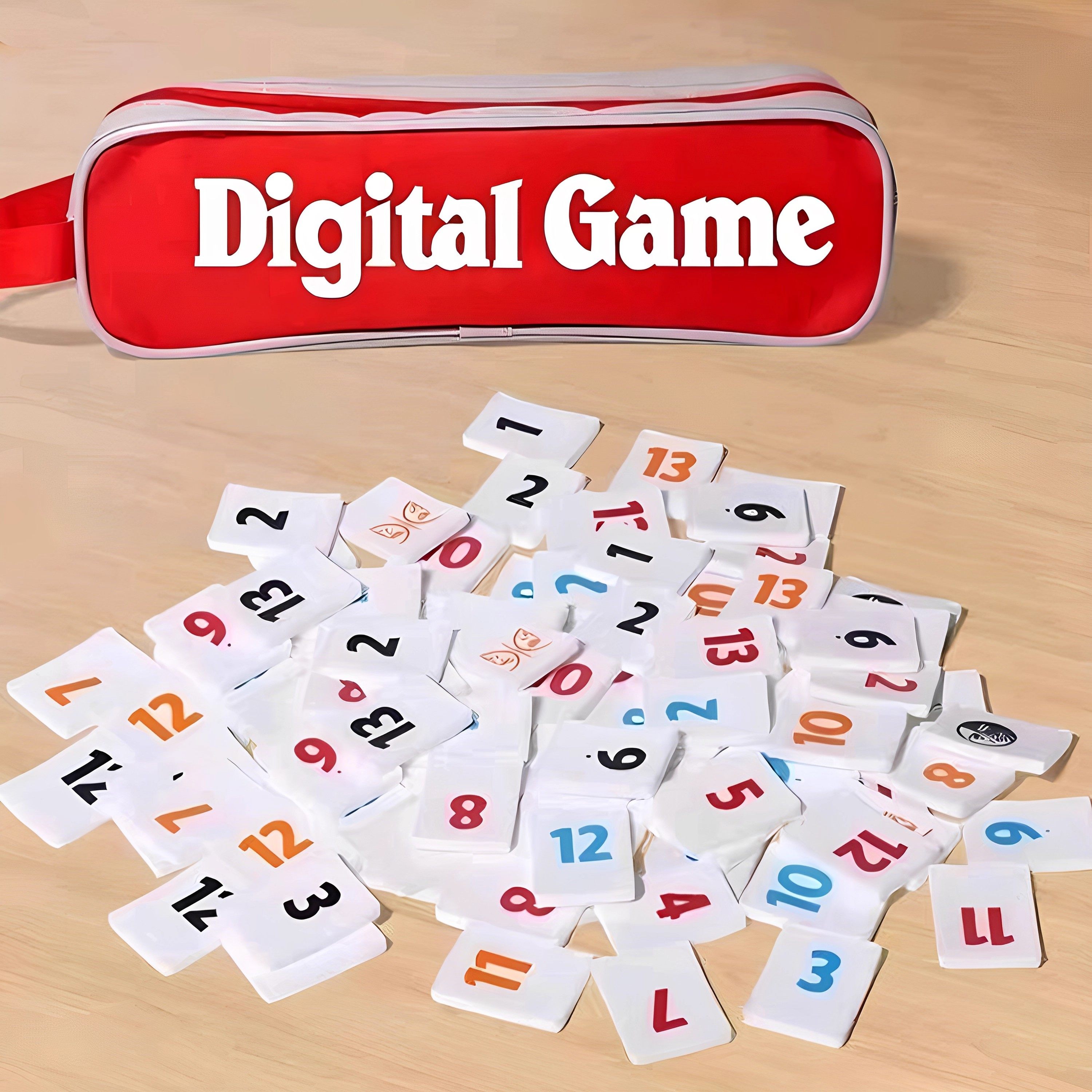 Rummikub拉密数字牌以色列麻将卡牌儿童益智逻辑思维训练益智桌游,淘宝优惠券,粉丝福利购,淘宝优惠卷